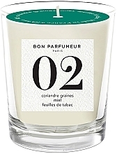 Düfte, Parfümerie und Kosmetik Duftkerze - Bon Parfumeur 02 Seed Of Coriander, Honey, Tobacco Leaf Candle