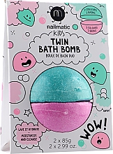 Düfte, Parfümerie und Kosmetik Badebomben rosa und grün - Nailmatic Kids Twin Bath Bomb