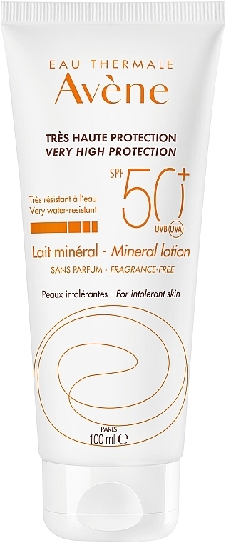 Mineralische Sonnenschutzlotion für den Körper SPF 50+ - Avene Sun Care SPF 50+ Mineral Lotion — Bild N1