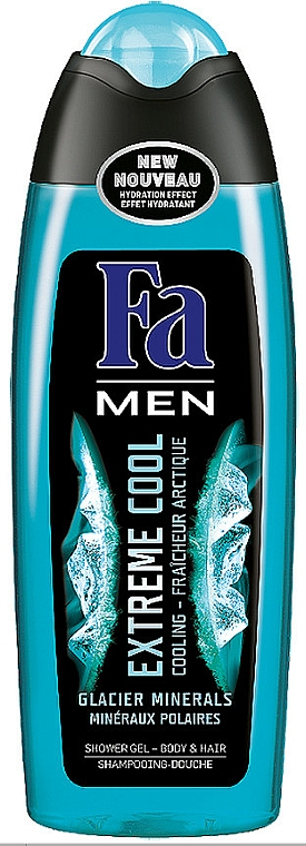 2in1 Shampoo und Duschgel mit Menthol und Mineralien - Fa Men Extreme Cool Shower Gel — Bild N1