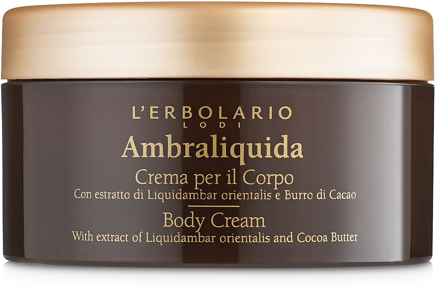 Parfümierte Körpercreme Helle Ambra - L'Erbolario Ambraliquida Crema Per Il Corpo — Bild N2