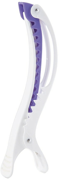 Haarclips weiß-lila - Dajuja Penguin Clip White-Violet — Bild N2