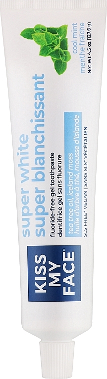 Zahncreme mit aufhellendem Effekt - Kiss My Face Whitening Toothpaste