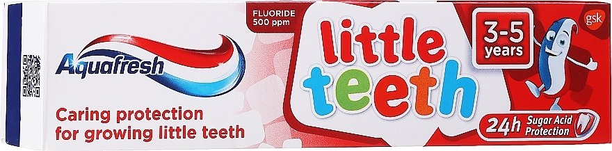 Kinderzahnpasta mit Fluorid 3-5 Jahre My Little Teeth - Aquafresh Kids — Bild N1