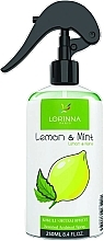 Düfte, Parfümerie und Kosmetik Aromatisches Spray für zu Hause - Lorinna Paris Lemon & Mint Scented Ambient Spray 