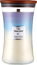 Düfte, Parfümerie und Kosmetik Duftkerze im Glas Calming Retreat - Woodwick Hourglass Trilogy Candle Calming Retreat
