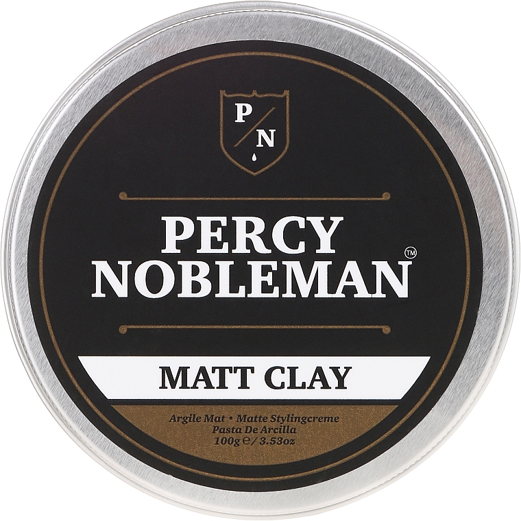 Haarstyling-Tonerde mit Matt-Effekt - Percy Nobleman Matt Clay — Bild N1