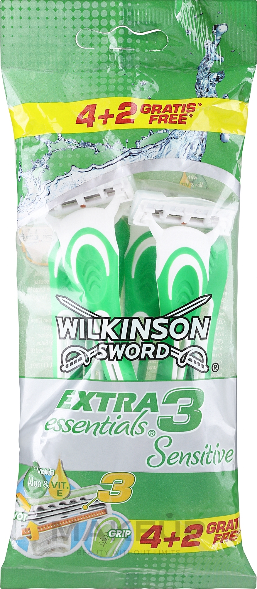 Einwegrasierer 6 St. - Wilkinson Sword Extra 3 Sensitive — Bild 6 St.