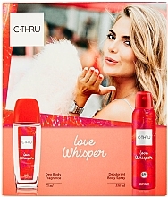 Düfte, Parfümerie und Kosmetik C-Thru Love Whisper - Duftset (Parfümiertes Körperspray 75ml + Deospray 150ml)