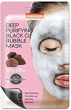 Düfte, Parfümerie und Kosmetik Tiefenreinigende Schaummaske für Gesicht mit Sauerstoff und Vulkanasche - Purederm Deep Purifying Black O2 Bubble Mask Volcanic