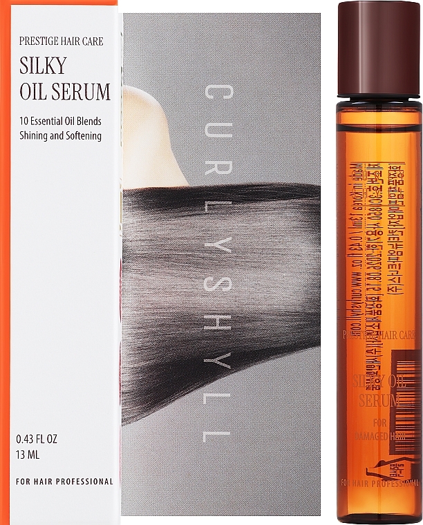 Haarserum mit Seidenproteinen - Curly Shyll Silky Oil Serum  — Bild N4
