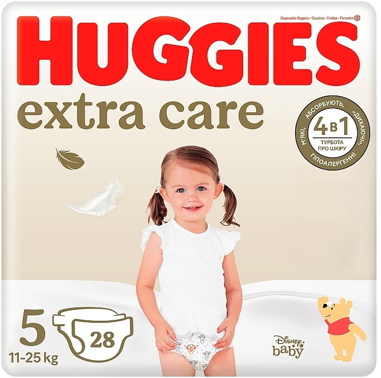 Windeln Extra Care größe 5 11-25 kg 28 St. - Huggies — Bild N1