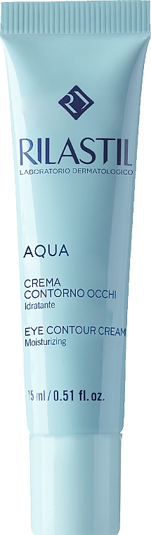 Feuchtigkeitsspendende Augenkonturcreme - Rilastil Aqua Crema Contorno Occhi — Bild N1