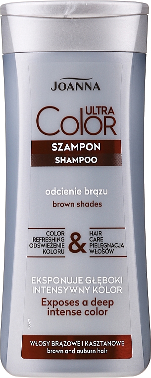 Shampoo für braunes und kupferrotes Haar - Joanna Ultra Color System Shampoo