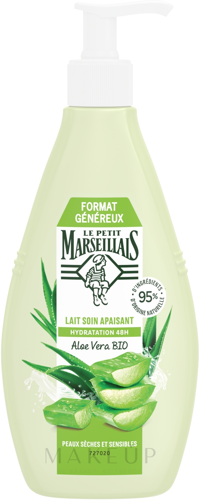 Körpermilch mit Aloe Vera - Le Petit Marseillais Aloe Vera Bio Hydrating Body Milk — Bild 400 ml