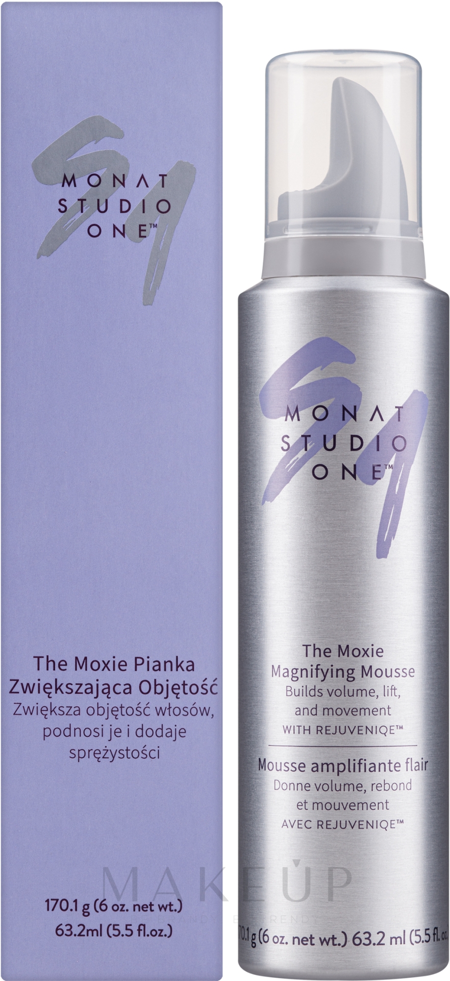 Haarstylingmousse für mehr Volumen - Monat Studio One The Moxie Mousse — Bild 63.2 ml