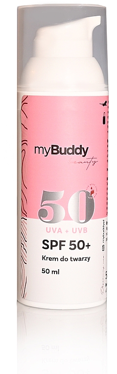 Gesichtscreme mit UV-Filter SPF50 - myBuddy — Bild N1