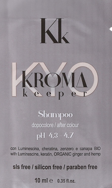 GESCHENK! Multi-Schutz-Shampoo für gefärbtes Haar - Kyo Kroma Keeper Shampoo — Bild N1