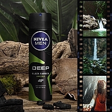 Deospray Antitranspirant - Nivea Men Deep Black Carbon Amazonia Anti-Perspirant — Bild N5