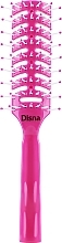 Düfte, Parfümerie und Kosmetik Haarbürste rechteckig rosa - Disna Pharma
