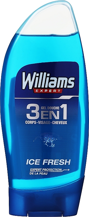 3in1 Erfrischendes Duschgel für Körper, Gesicht und Haar - Williams Expert Ice Fresh Shower Gel — Bild N1