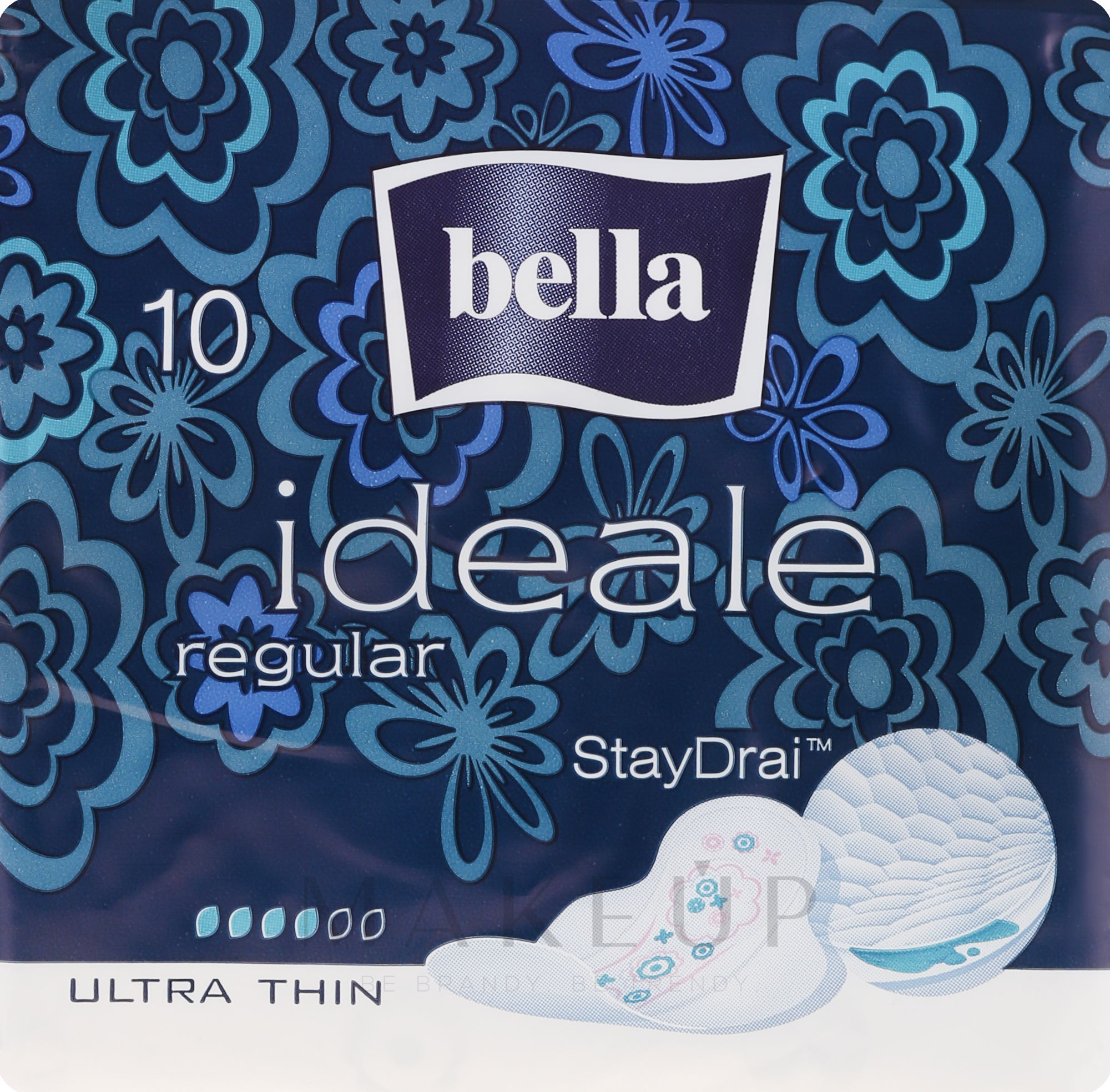 Damenbinden Ideale Ultra Regular StayDrai 10 St. - Bella — Bild 10 St.
