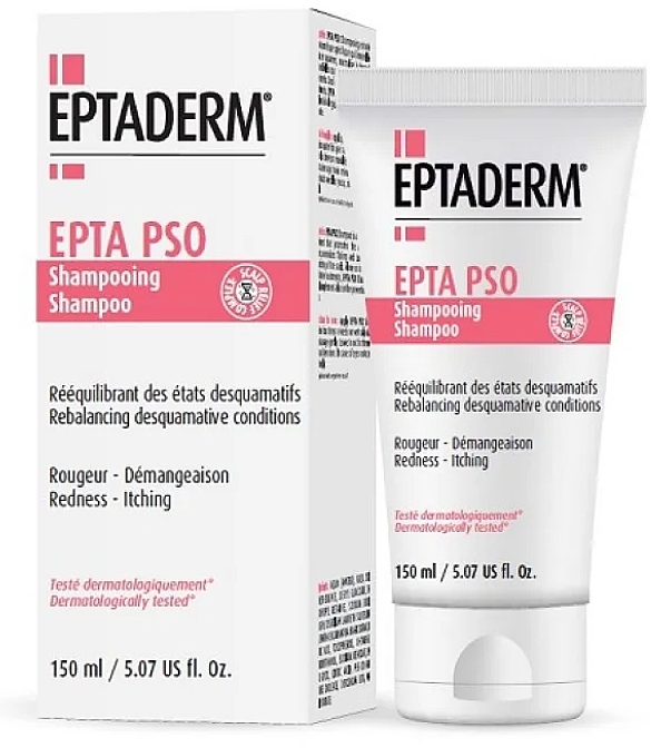 Shampoo gegen Psoriasis - Eptaderm Epta Pso — Bild N1