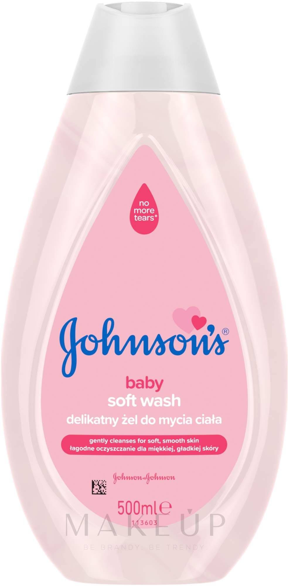 Sanftes Körperreinigungsgel für Babys und Kinder - Johnson’s Baby Soft Wash Gel — Bild 500 ml