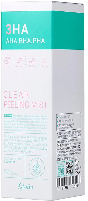 Peeling-Nebel für das Gesicht - Esfolio 3HA Clear Peeling Mist — Bild N2