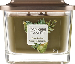 Duftkerze im Glas Pear & Tea Leaf - Yankee Candle Pear & Tea Leaf Elevation Square Candles — Bild N1