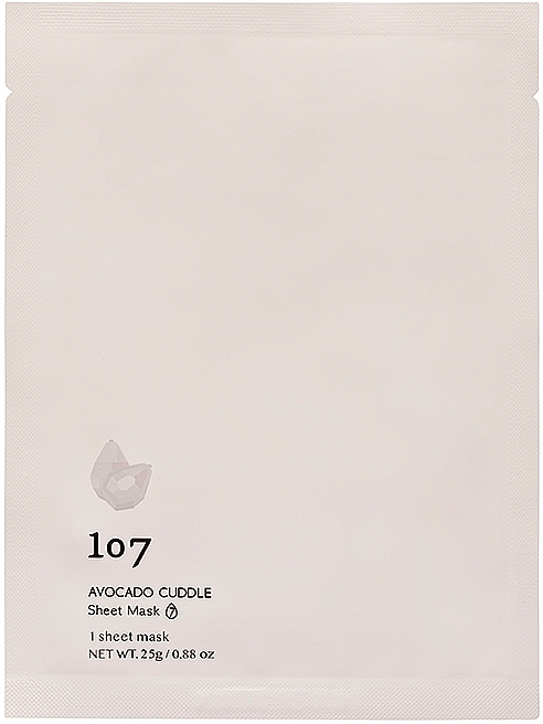 107 Beauty Avocado Cuddle Sheet Mask  - Gesichtsmaske mit Avocado — Bild N1