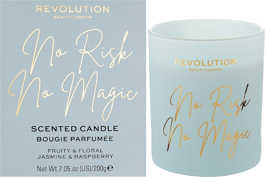 Duftkerze - Makeup Revolution No Risk No Magic Scented Candle — Bild N2