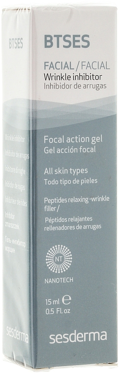 Anti-Falten Gesichtsgel für alle Hauttypen - SesDerma Laboratories BTSeS Wrinkle Inhibitor — Foto N1