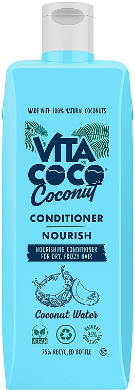 Pflegender Conditioner für trockenes und krauses Haar mit Kokoswasser - Vita Coco Nourish Coconut Water Conditioner — Bild N1