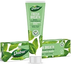 Düfte, Parfümerie und Kosmetik Zahnpasta mit Bio-Basilikum - Dabur Fresh Breath Basil Toothpaste