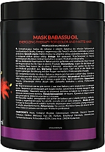 Energetisierende Haarmaske für coloriertes Haar mit Babassuöl - Ronney Mask Babassu Oil Energizing Therapy — Bild N4