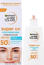 Fluid für das Gesicht - Garnier Ambre Solaire Sensitive Advanced Face UV Face Fluid SPF50+ — Bild N2