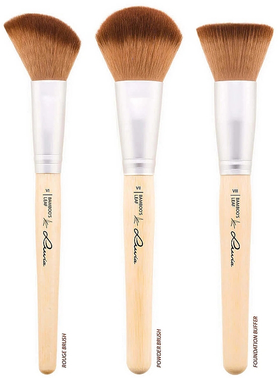 Make-up-Pinsel-Set 8-tlg. - Luvia Cosmetics Bamboo’s Leaf Brush Set — Bild N4