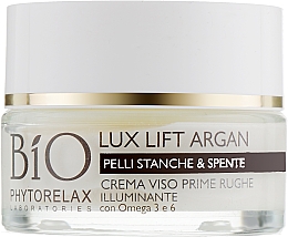 Aufhellende Gesichtscreme gegen die ersten Falten mit Bio Arganöl, Omega 3 und 6 - Phytorelax Laboratories Lux Lift Argan Illuminating Fase Cream Early Wrinkles — Bild N2