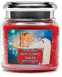 Duftkerze im Glas Here Comes Santa - Village Candle Here Comes Santa — Bild N1