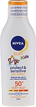 Wasserfeste Sonnenschutzlotion für Kinder SPF 50+ - Nivea Sun Kids Protect & Sensitive SPF50+ — Bild N1