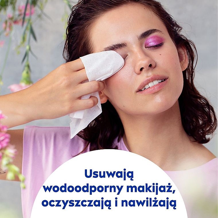 3in1 Biologisch abbaubare Gesichtsreinigungstücher zum Abschminken - Nivea Biodegradable Cleansing Wipes 3in1 — Bild N5