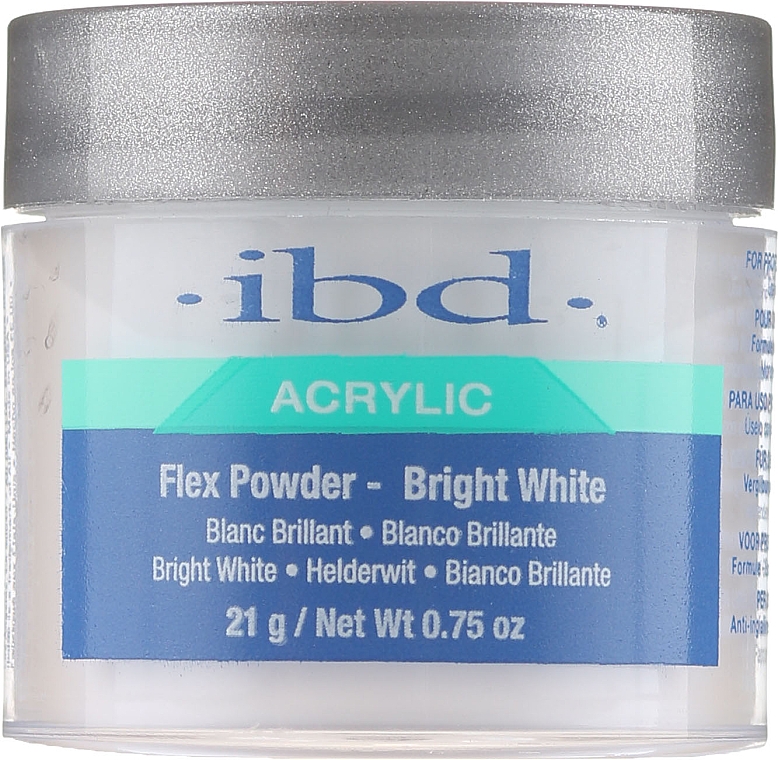 Acrylpuder reines weiß - IBD Flex Powder Bright White — Bild N1