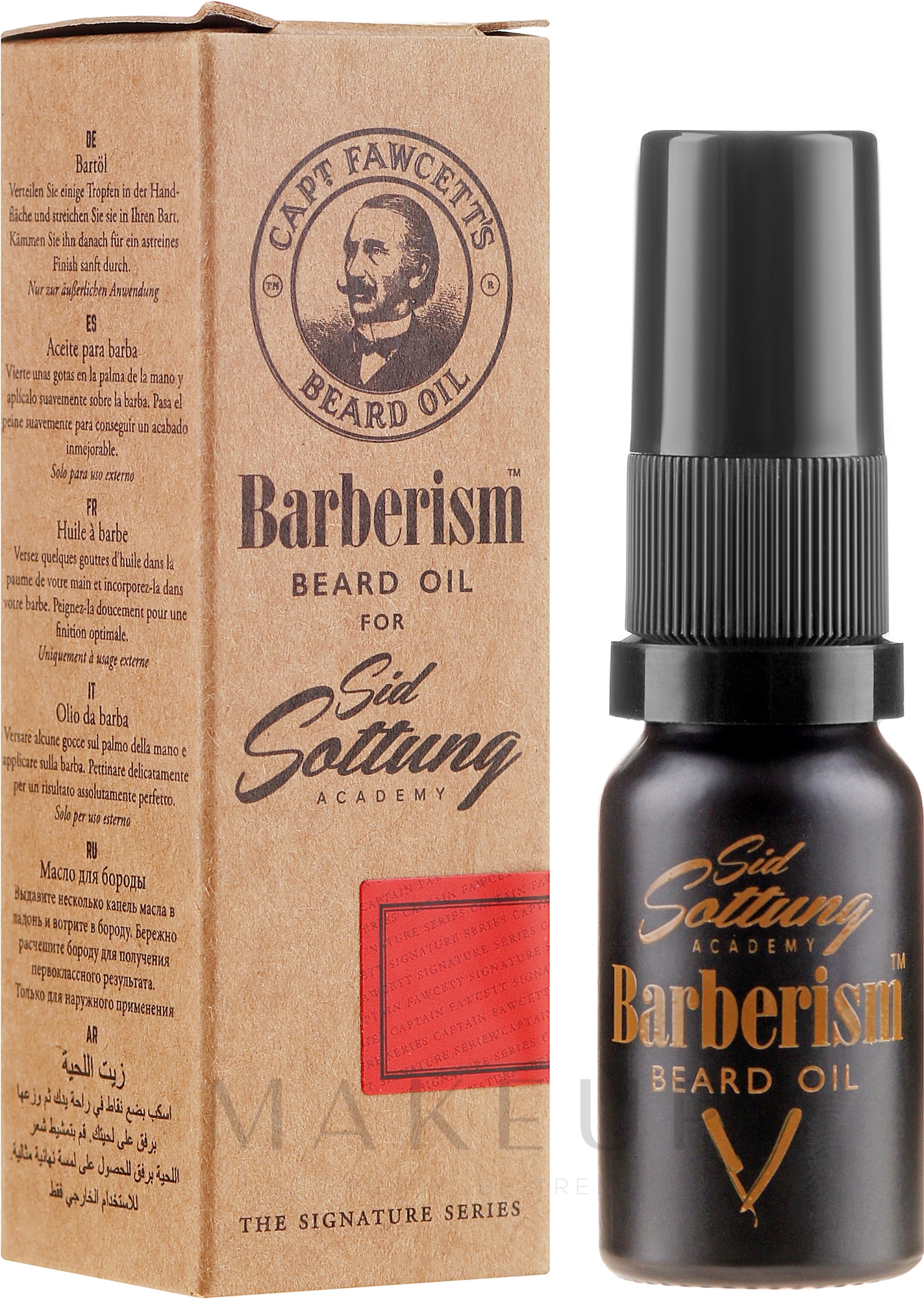Bartöl - Captain Fawcett Barberism Sid Sottung Beard Oil — Bild 10 ml