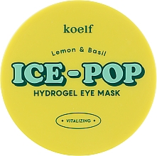 Düfte, Parfümerie und Kosmetik Hydrogel-Augenpads Zitrone und Basilikum - Petitfee&Koelf Lemon & Basil Ice-Pop Hydrogel Eye Mask