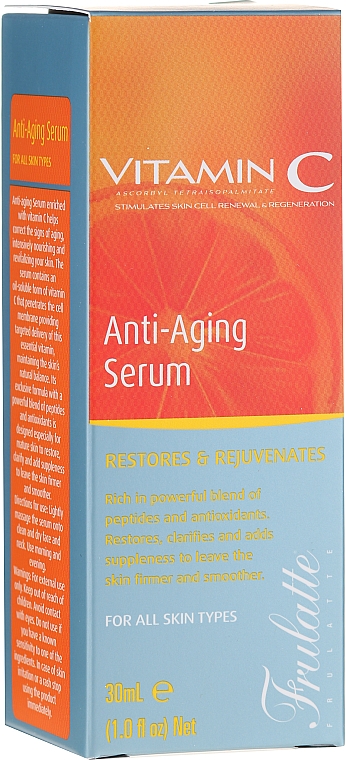 Anti-Aging Gesichtsserum mit Vitamin C - Frulatte Vitamin C Anti-Aging Face Serum — Foto N1