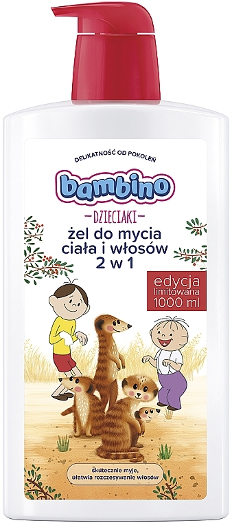 2in1 Duschgel-Shampoo für Kinder Erdmännchen - Bambino Children — Bild N1