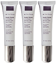Düfte, Parfümerie und Kosmetik Set Creme für die Augenpartie - Dr. Eve_Ryouth Snake Venom + Collagen Wrinkle Filler Eye Cream 