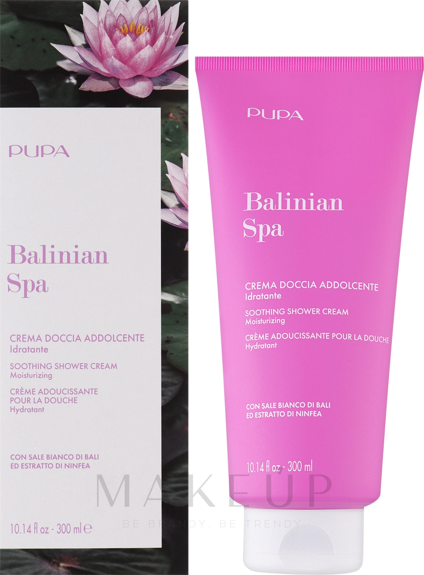 Weichmachende Duschcreme - Pupa Balinian Spa Soothing Shower Cream Moisturizing — Bild 300 ml