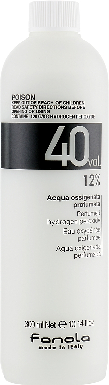 Entwicklerlotion 12% - Fanola Acqua Ossigenata Perfumed Hydrogen Peroxide Hair Oxidant 40vol 12%